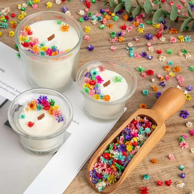 Resin Art Design - Fleur colorée mixte pour moulage d'avertissement,