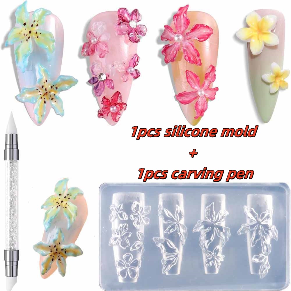Resin Art Tool Kit - Moule à ongles en forme de
