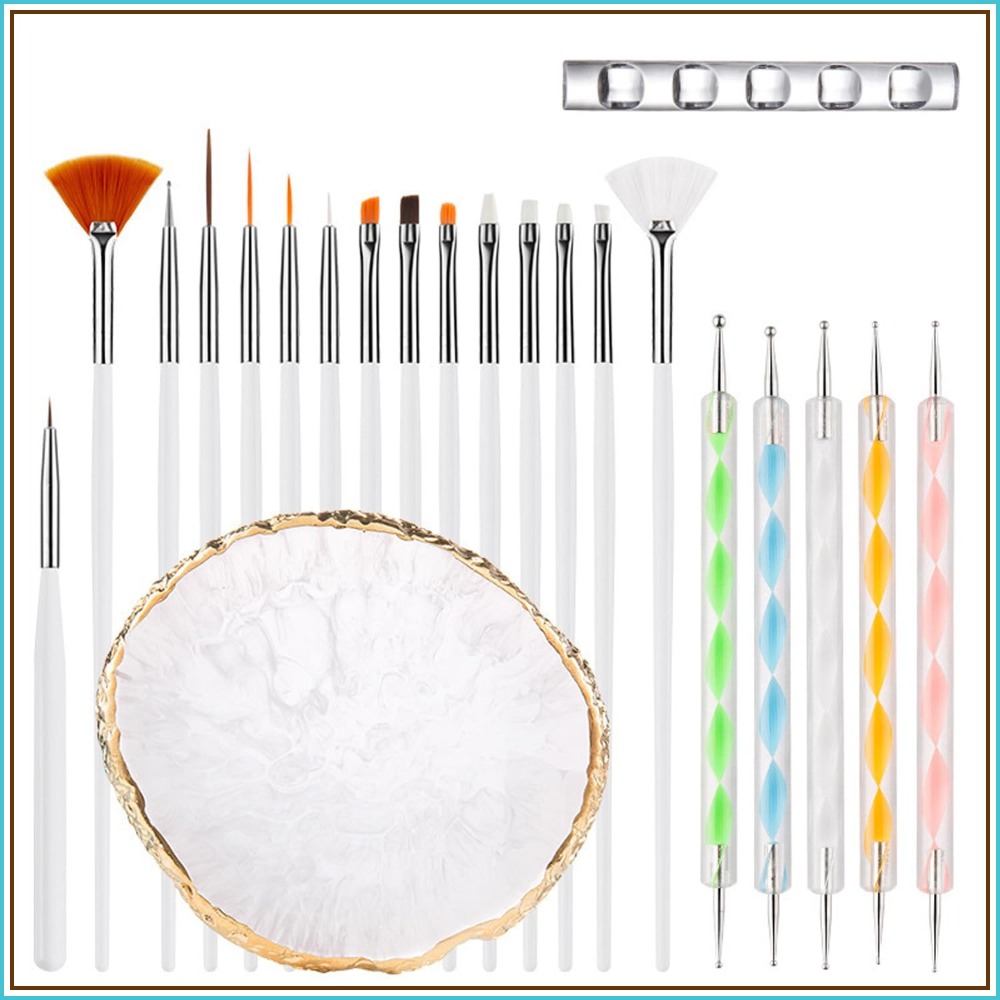 Resin Art Tool Kit - Kit de 22 pinceaux pour nail