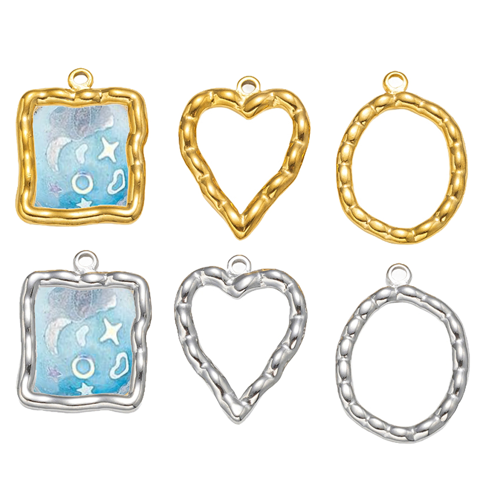 Pendentifs ronds en forme de c - Resin Art Products avis et prix