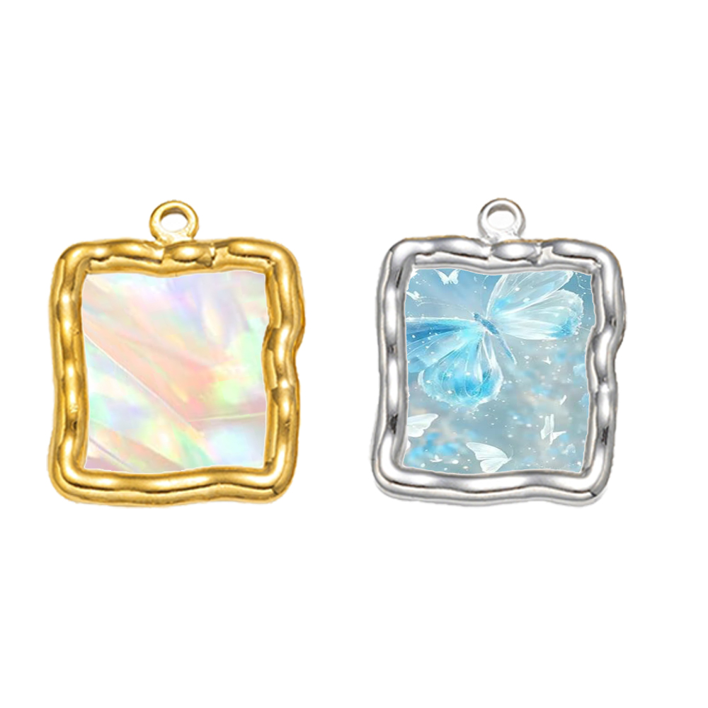 Pendentifs ronds en forme de c - Resin Art Products avis et prix