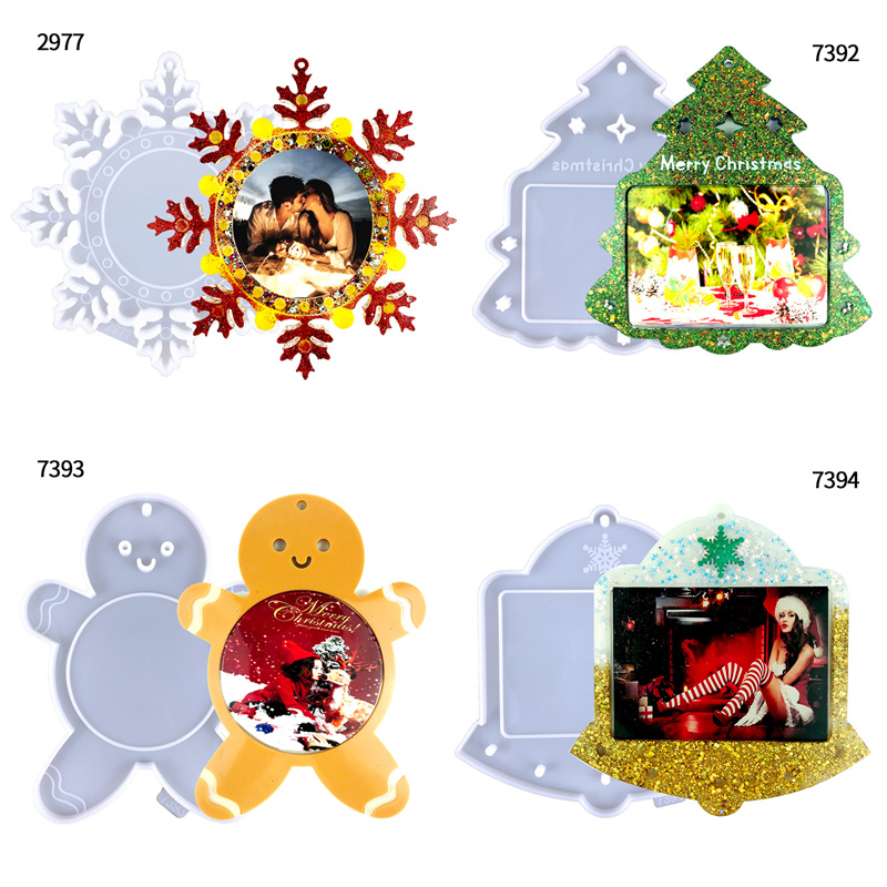 Cadre Photo de noël en résine  - Resin Art Jewellery avis et prix