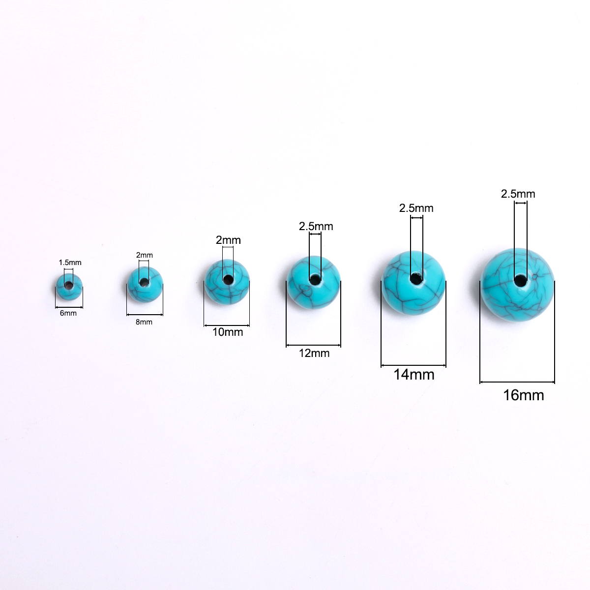 6-16mm 50-5 pièces imité pierr - Resin Art Box avis et prix