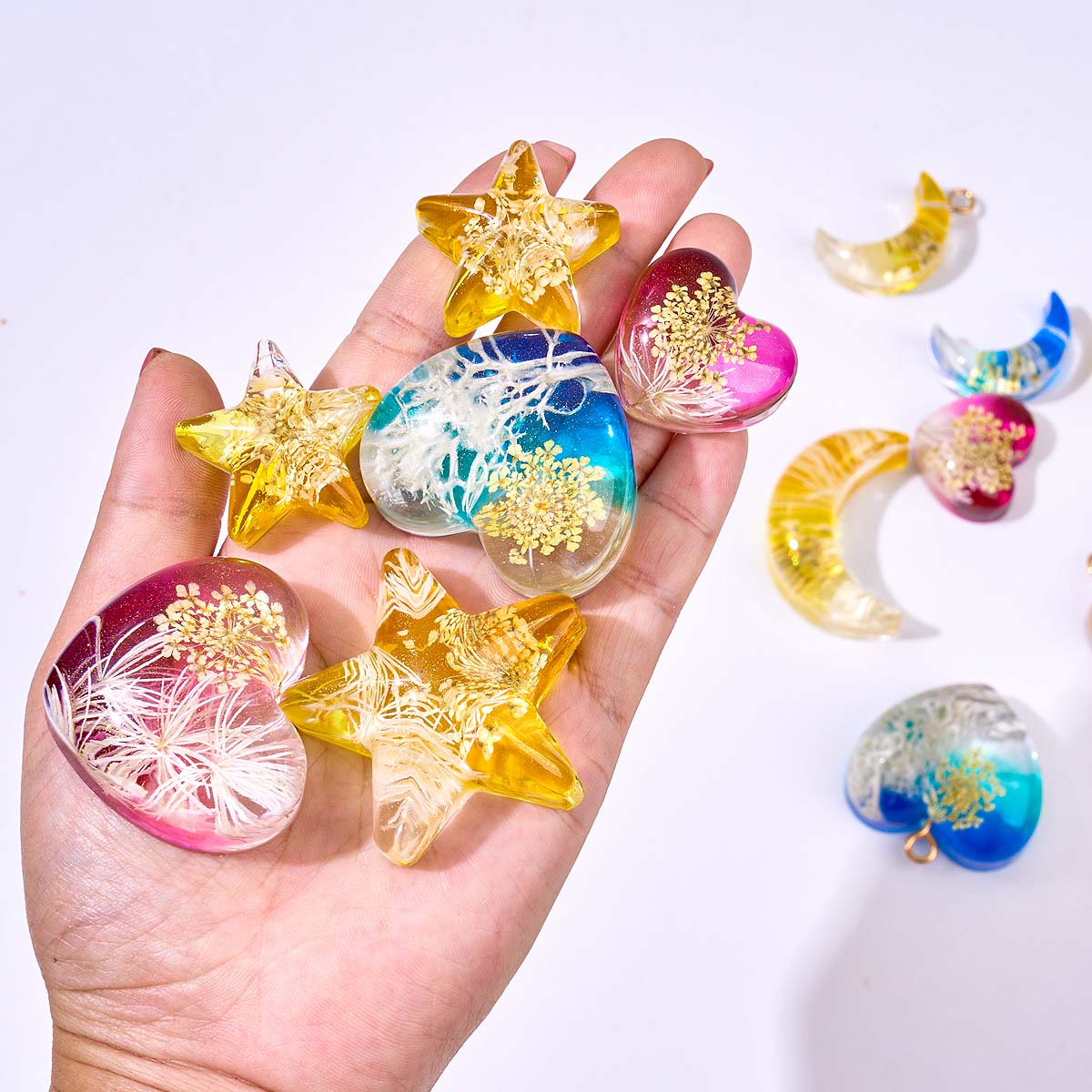 Moule en silicone Cœur Étoile  - Resin Art Jewellery avis et prix