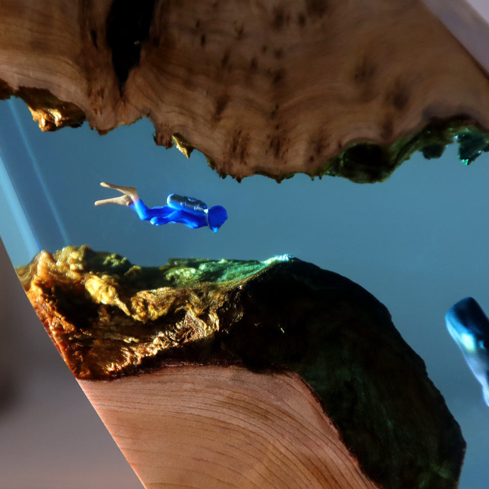 Nouvelle Décoration de Bureau  - Resin Art Underwater avis et prix