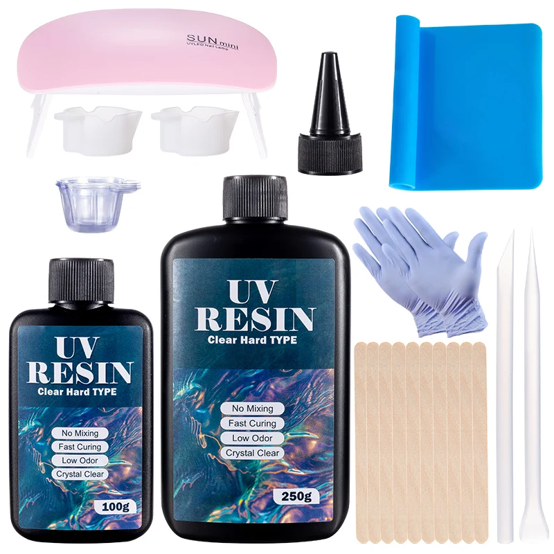 Kit de colle en résine UV dure - Resin Art Tool Kit avis et prix