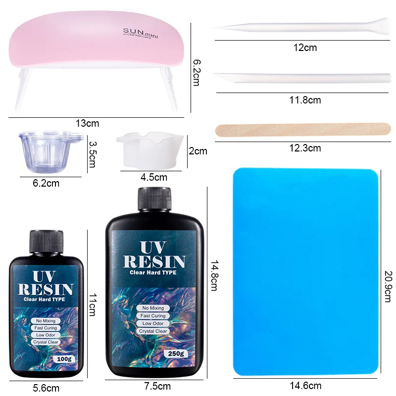 Kit de colle en résine UV dure - Resin Art Tool Kit avis et prix