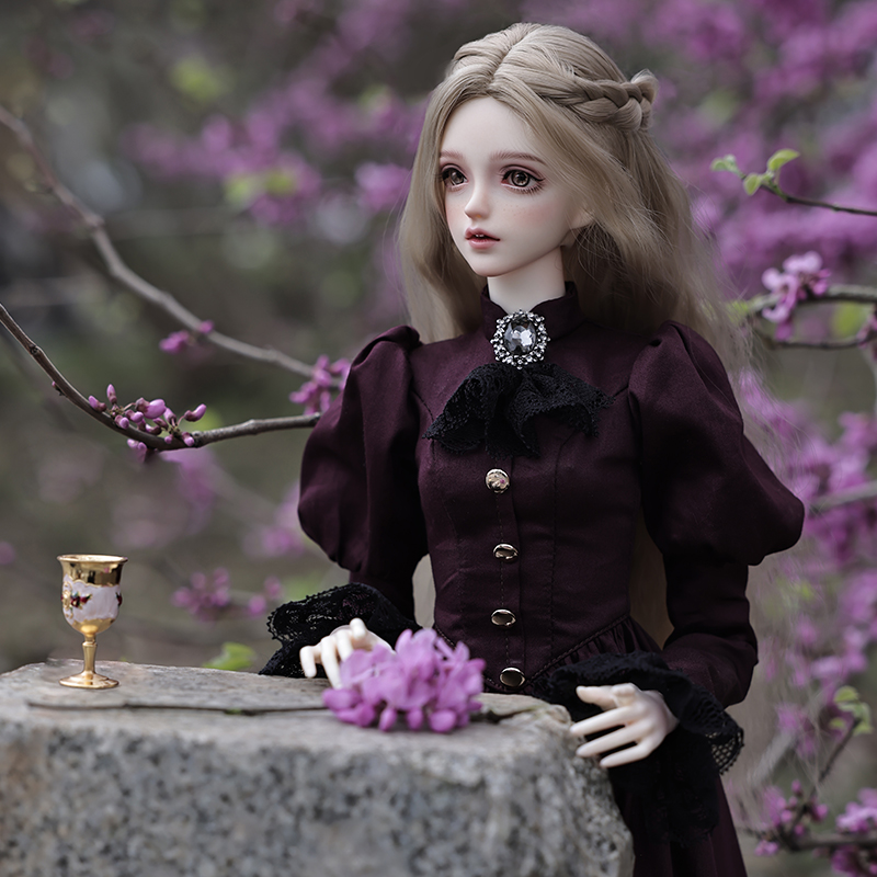 Elina-Robe violette aristocrat - Resin Art Purple avis et prix