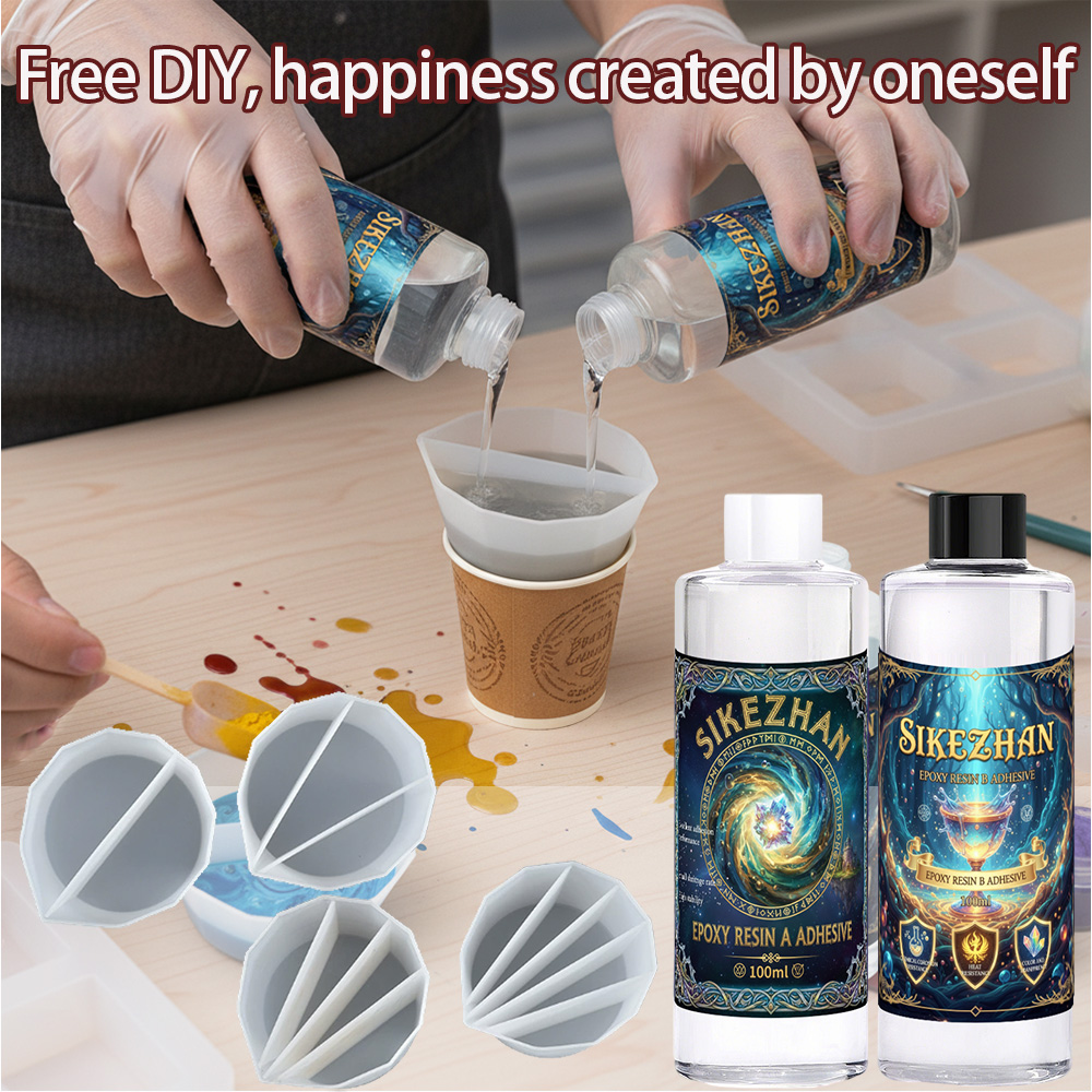 Kit de résine époxy avec 4 cou - Resin Art Tool Kit avis et prix