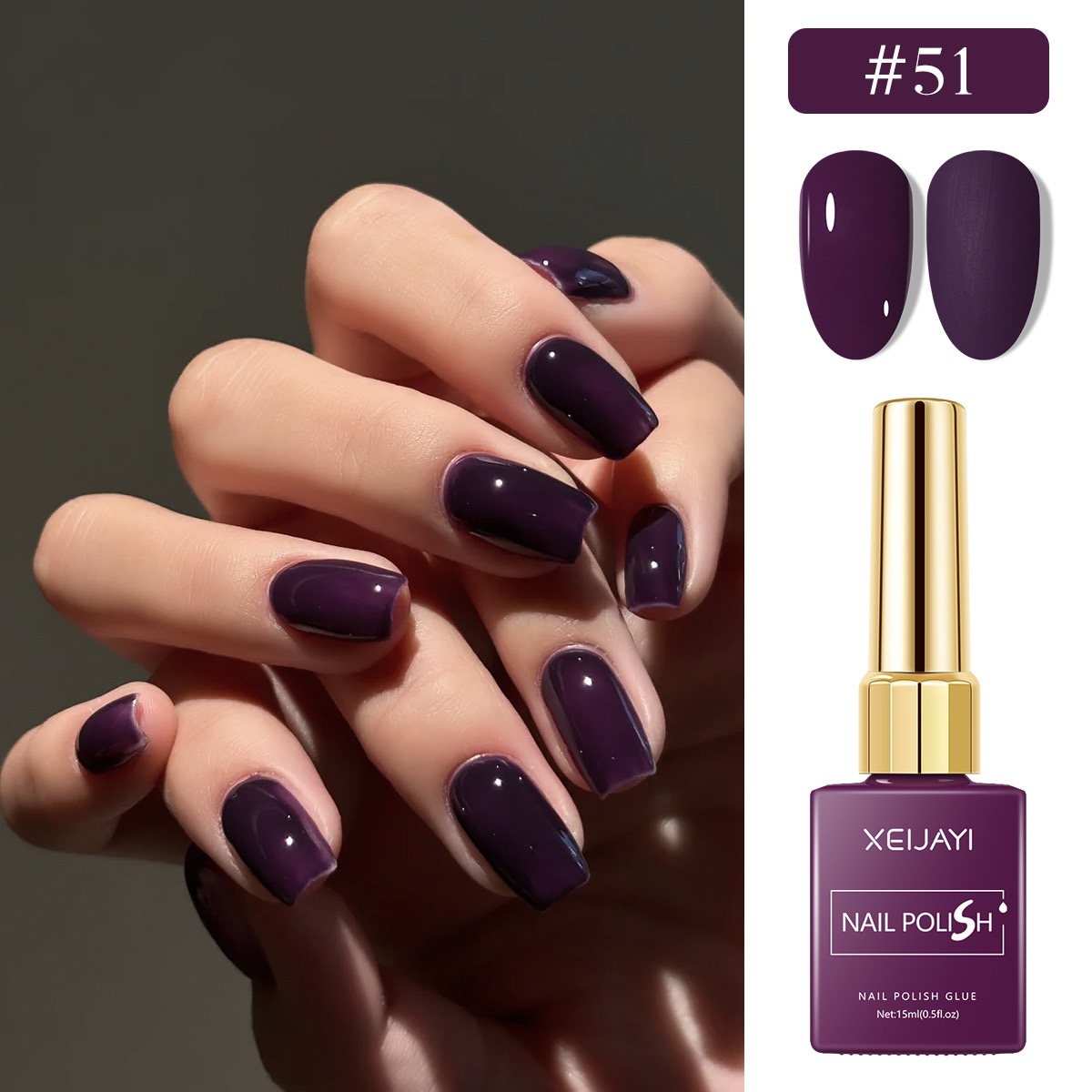 6 pièces/ensemble 15ml Gel ver - Resin Art Purple avis et prix