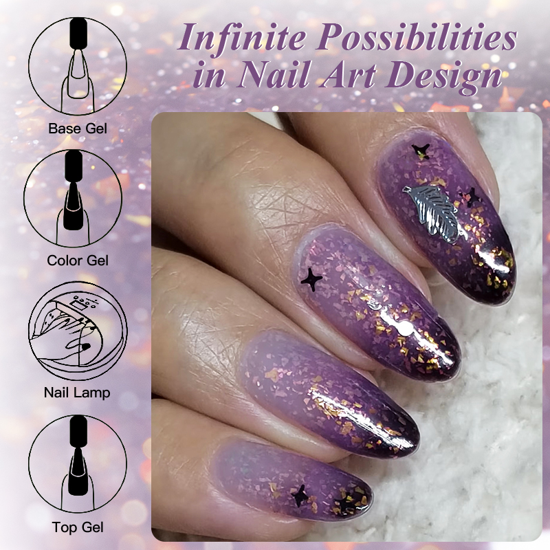 Gel thermique à paillettes 7 m - Resin Art Purple avis et prix