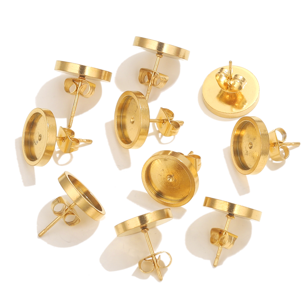 10 pièces en acier inoxydable  - Resin Art Jewellery avis et prix