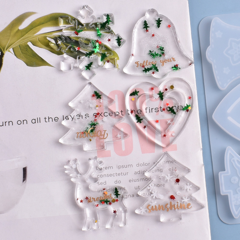 Moule de noël en résine époxy  - Resin Art Jewellery avis et prix
